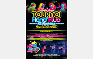 Règlement et Fiche d'Inscription Tournoi Hand'Fluo