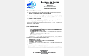 Dossier de licence