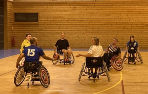 1er Entrainement du Hand Fauteuil