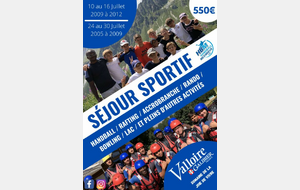 Séjour Sportif du HBM