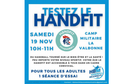 Le HANDFIT, c'est parti 