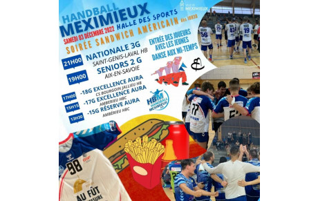 Infos : Soirée Sandwich Américain