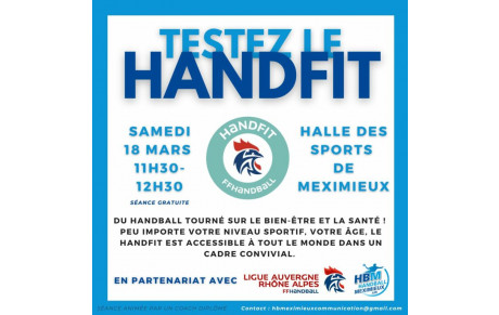 Séance découverte HANDIT le 18/03
