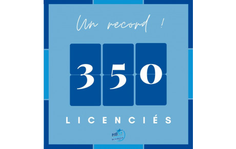 Record de licenciés au HBM