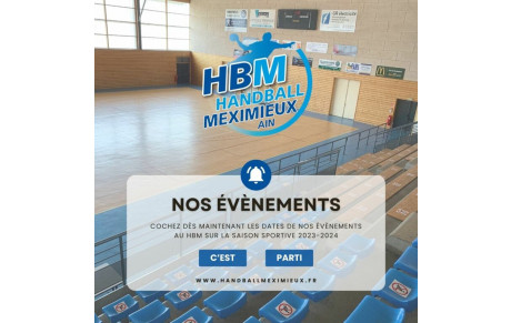 Planning de nos évènements