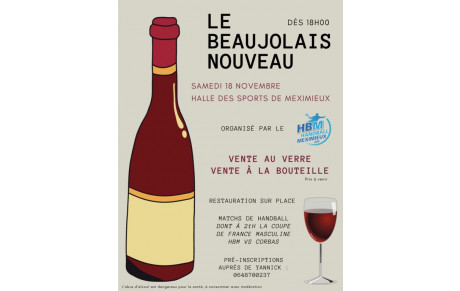 SOIRÉE BEAUJOLAIS NOUVEAU