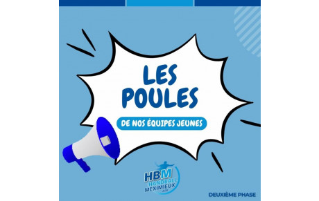 LES POULES : 2ÈME PHASE