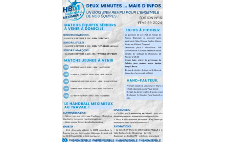 2 minutes mais d'infos