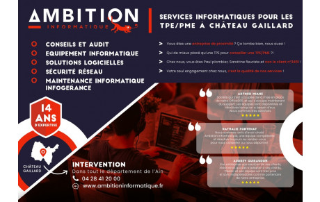 MERCI À AMBITION INFORMATIQUE