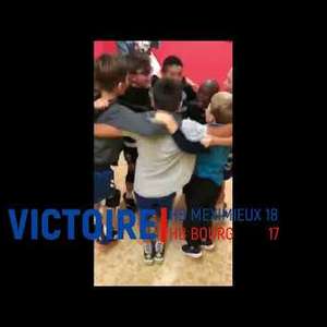 Retrouvez le chant de la victoire des U11 Garçons à Bourg en Bresse après leur victoire 18-17